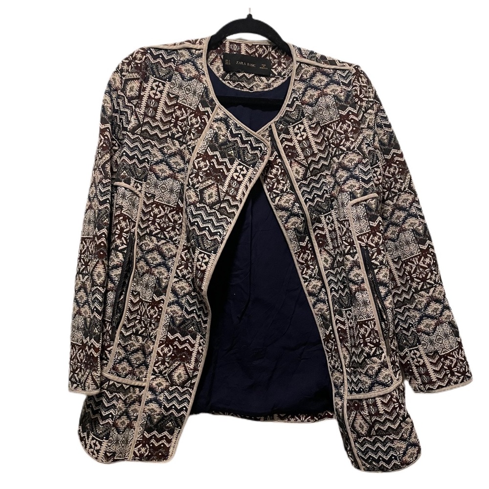 Moroccan pattern blazer